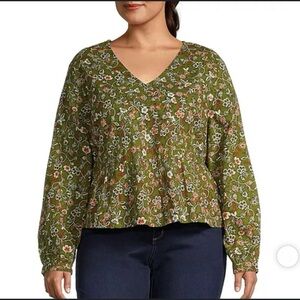 NWOT Ana Surplis Blouse